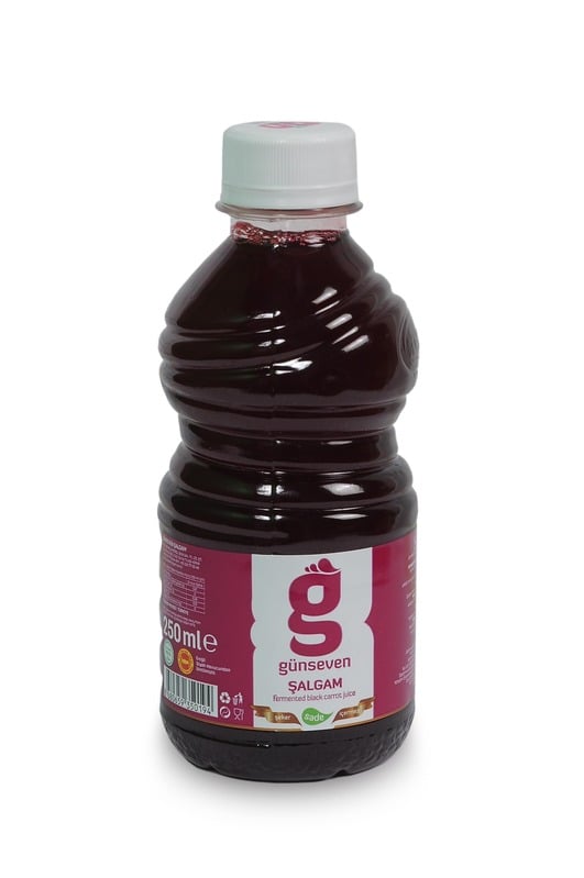 Günseven geleneksel Adana usulü şalgam suyu — 0.250 ml, 0.330 L, 1 L ve 5 L pet şişe toptan